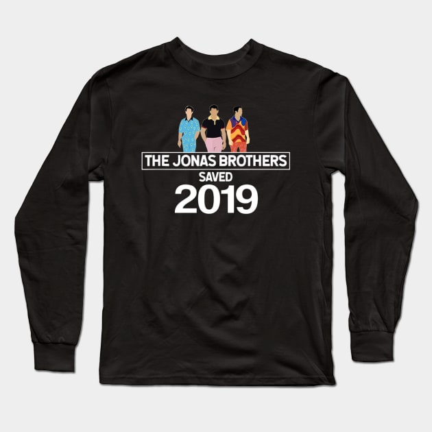 The Jonas Brothers Save 2019 Long Sleeve T-Shirt by CrucialDoodleS